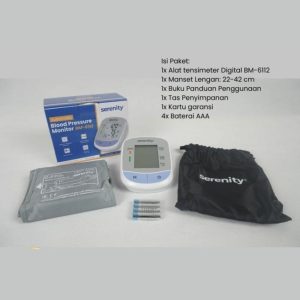 Serenity Tensimeter Digital BM-6112 Blood Pressure Alat Ukur Tekanan Darah