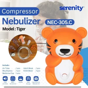 Compressor Nebulizer NEC-305.C Model Tiger / Panda